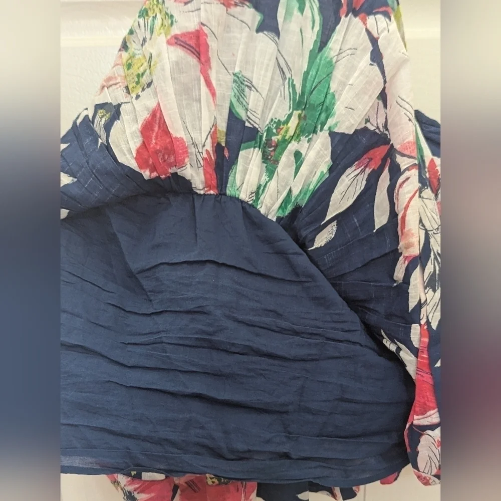 Abercrombie and Fitch floral mini skirt cotton size M - Picture 2 of 5